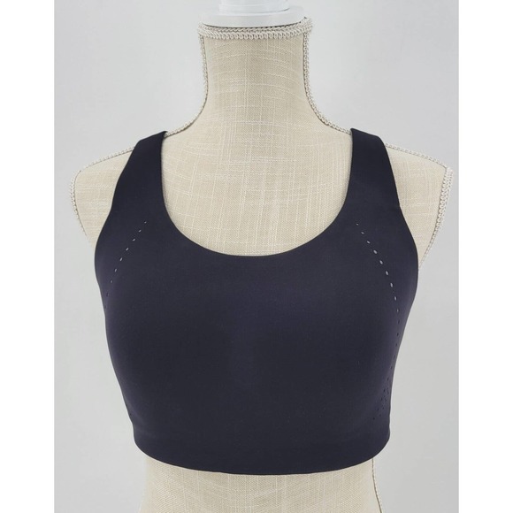 NWT Lululemon Size 36D Air Support Bra BLK/ASGY Black $98